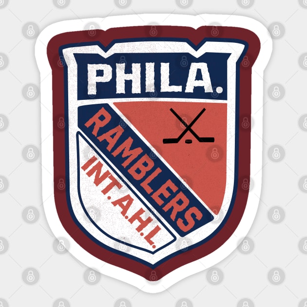 Defunct Philadelphia Ramblers Ice Hockey 1941 Sticker by LocalZonly